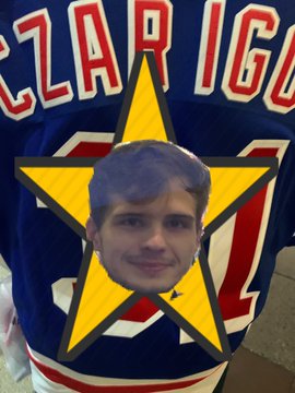 Mustang Igor Shesterkin All Star Game Puck