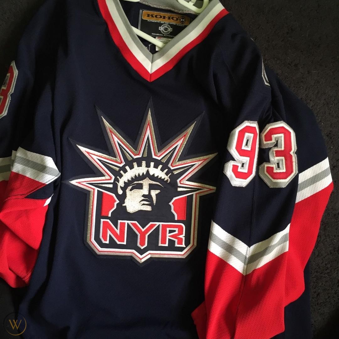 CCM  MARK MESSIER New York Rangers Throwback Liberty NHL Hockey Jersey
