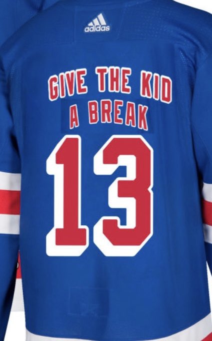 Adult Authentic New York Rangers Igor Shesterkin Hockey Fights Cancer  Official Adidas Jersey