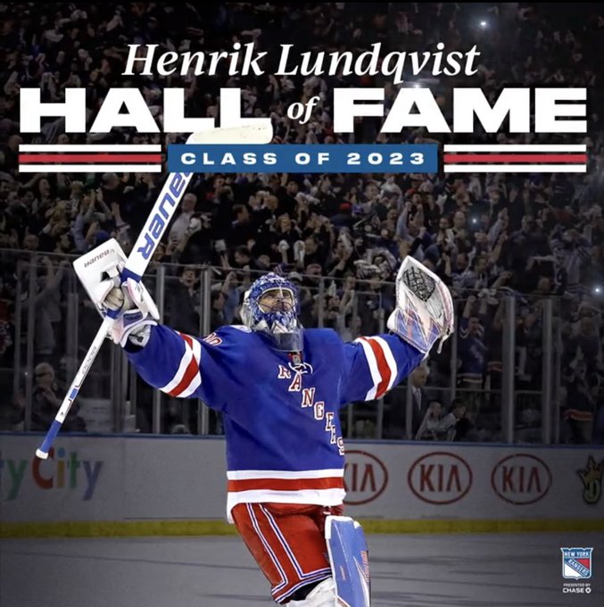 Henrik Lundqvist headlines Hockey Hall of Fame's 2023 class
