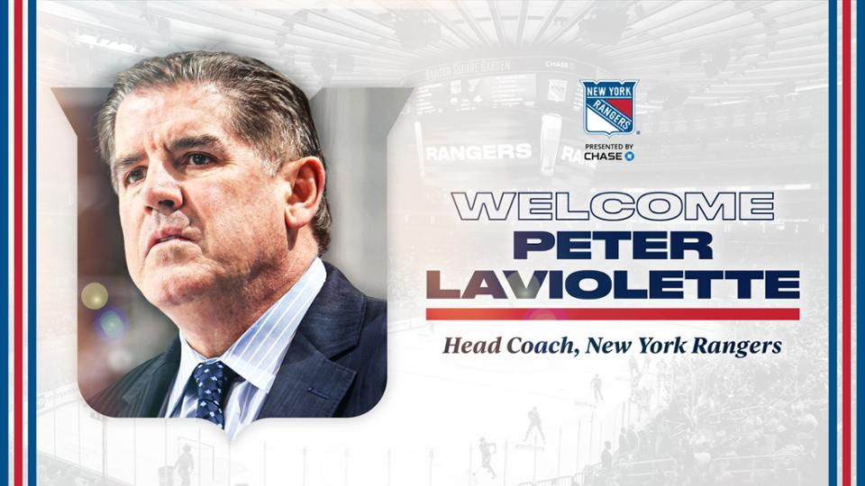 NY Rangers Hire Ex-Capitals Head Coach Peter Laviolette